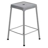 Tabouret en acier pour comptoir Safco, Stationnaire, Fixe Hauteur, Capacit&eacute; 250 lb Cintas