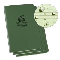 Carnet de notes, Couverture souple, Vert, 48 Pages, 4-5/8" , 7"  Cintas