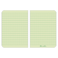 Memo Book, Soft Cover, Tan, 112 Pages, 3-1/2" W x 5" L Cintas