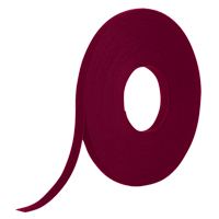 One-Wrap&reg; Fire-Retardant Fastener Tape, Hook & Loop, 25 yds x 1/2", Self-Grip, Cranberry Cintas