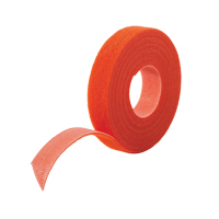 One-Wrap&reg; Cable Management Tape, Hook & Loop, 25 yds x 5/8", Self-Grip, Orange Cintas