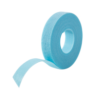 One-Wrap&reg; Cable Management Tape, Hook & Loop, 25 yds x 3/4", Self-Grip, Aqua Cintas