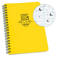 Side-Spiral Notebook, Soft Cover, Yellow, 64 Pages, 4-5/8" W x 7" L Cintas