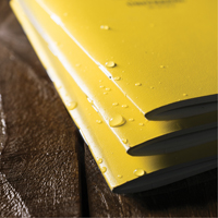 Notebook, Soft Cover, Yellow, 48 Pages, 4-5/8" W x 7" L Cintas