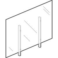Vitre hygi&eacute;nique, 36" la x 36" h Cintas