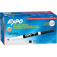 Low Odour Dry Erase Whiteboard Marker, Black, Fine Tip Cintas
