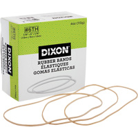 Rubber Bands, 6" x 1/16" Cintas