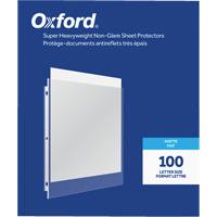 Oxford&reg; Heavyweight Non-Glare Sheet Protectors Cintas