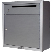 Boîte de collecte, Fixation En surface, 12-3/4" x 16-3/8", 2 portes, Aluminium Cintas