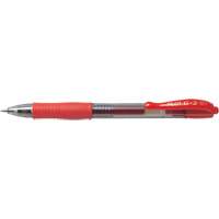 Stylo &agrave; encre gel G2, Rouge, 0,7 mm, R&eacute;tractable Cintas