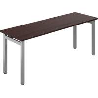 Newland Table Desk, 29-7/10" L x 72" W x 29-3/5" H, Dark Brown Cintas