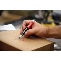 Markal&reg; Dura-Ink&reg; Dual Colour Permanent Ink Marker, Black/Red, Bullet Tip Cintas
