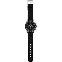 Jumbo Diver/Pilot's Automatic Chronograph Watch, Digital, Battery Operated, 46 mm, Black Cintas