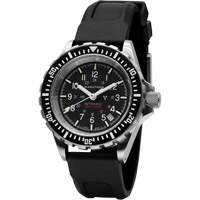 Large Diver's Automatic Watch, Digital, Battery Operated, 41 mm, Black Cintas