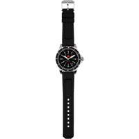 Red Maple Jumbo Diver's Quartz Watch, Digital, Battery Operated, 46 mm, Black Cintas