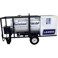 Foreman&reg; 750 Indirect-fired Portable Heater, Radiant Heat, Natural Gas, 750000 BTU/H Cintas