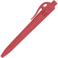 Stylo &agrave; bille d&eacute;tectable avec agrafe, Rouge, 1 mm, R&eacute;tractable Cintas