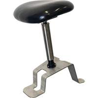 TA200 Sit-Stand Stool, Vinyl, Black, 280 lbs. Capacity Cintas
