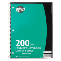 1 Subject Spiral Notebook Cintas
