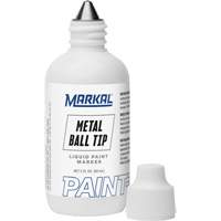 Marqueur Paint-Riter avec pointe en bille m&eacute;tallique, Liquide, Blanc Cintas