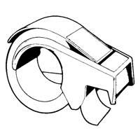 Hand Tape Dispenser, Standard-Duty, Fits Tape Width Of 50.8 mm (2") Cintas