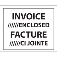 Packing List Envelopes, 4" L x 5" W, Backloading Style Cintas
