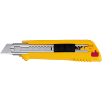 Multi-Blade Knife, 18 mm, Silver, Heavy-Duty, Plastic Handle Cintas