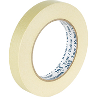 Highland 203 Masking Tape, 12 mm (1/2") x 55 m (180'), Beige Cintas