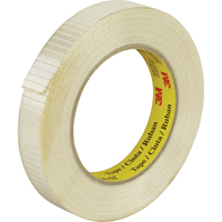Scotch&reg; Bi-Directional Filament Tape 8959, 5.7 mils Thick, 19 mm (3/4") x 50 m (164')  Cintas
