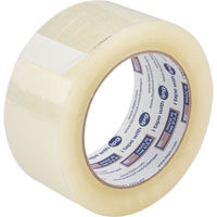 Box Sealing Tape, Acrylic Adhesive, 2 mils, 48 mm (1-22/25") x 99.97 m (328') Cintas