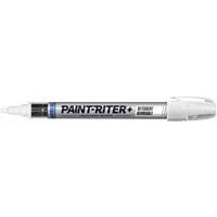Paint-Riter&reg;+ Detergent Removable Paint Marker, Liquid, White Cintas