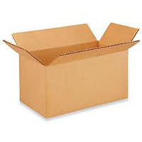 Boîte en carton ondul&eacute;, 8" lo x 4" la x 4" h, ondulations C Cintas