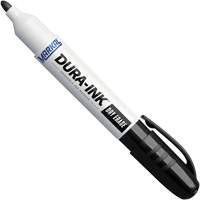 Dura-Ink&reg; Dry Erase Ink Markers, Black, Bullet Tip Cintas