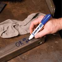 Dura-Ink&reg; Dry Erase Ink Markers, Blue, Bullet Tip Cintas