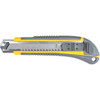 Couteau ATK100, 18 mm, Acier au carbone, Prise en Caoutchouc Cintas