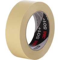 501+ High Temperature Masking Tape, 18 mm (3/4") x 55 m (180'), Tan Cintas