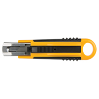 Couteau autor&eacute;tractable ATK1000, 18 mm, Acier au carbone, Prise en Plastique Cintas
