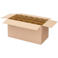 Boîte d'exp&eacute;dition pour cannettes a&eacute;rosols, 12-1/4" lo x 9-3/16" la x 10-5/16" h, ondulations C Cintas