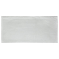 Pochette vierge pour bordereau d'exp&eacute;dition, 10" lo x 5-1/2" la, Style Insertion par l'arri&egrave;re Cintas