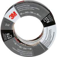 DT8 All-Purpose Duct Tape, 8 mils, Black, 48 mm (2") x 55 m (180') Cintas