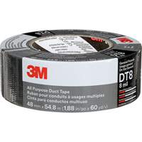 DT8 All-Purpose Duct Tape, 8 mils, Black, 48 mm (2") x 55 m (180') Cintas