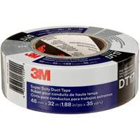 DT17 Super-Duty Duct Tape, 17 mils, Black, 48 mm (2") x 32 m (105') Cintas