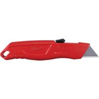 Self-Retracting Knife, 3/4", Steel, Metal Handle Cintas