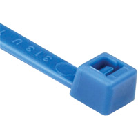 T Series Cable Ties, 8" Long, 50 lbs. Tensile Strength, Blue Cintas