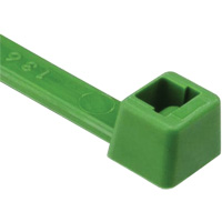 T Series Cable Ties, 8" Long, 50 lbs. Tensile Strength, Green Cintas