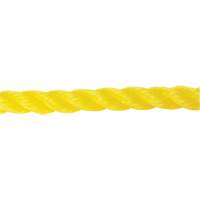 5/8" Braided Yellow Rope, Polypropylene, 200' Cintas