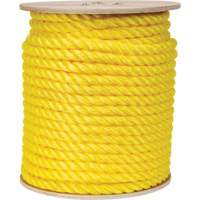 Braided Yellow Rope, Polypropylene, 300' Cintas
