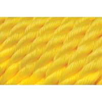 Braided Yellow Rope, Polypropylene, 300' Cintas
