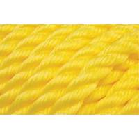 Braided Yellow Rope, Polypropylene, 144' Cintas