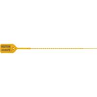 Standard-Duty Security Seal, 9", Plastic, Pull-Through Cintas